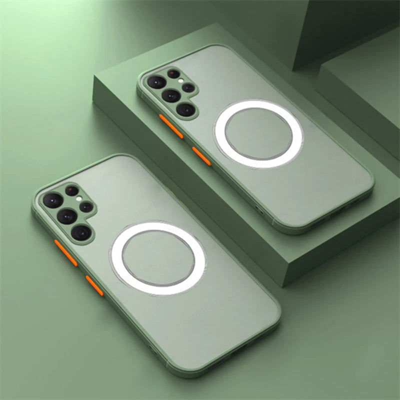 MagSafe Magnetic Case For Samsung Galaxy S21 Ultra Note 20
