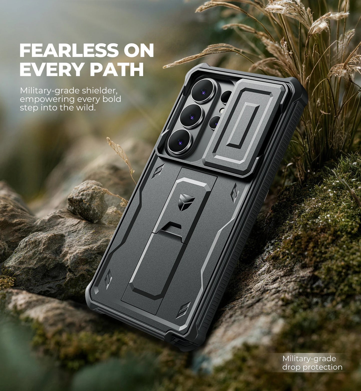 Dexnor Shockproof Case With Screen Protector And Kickstand Samsung S26