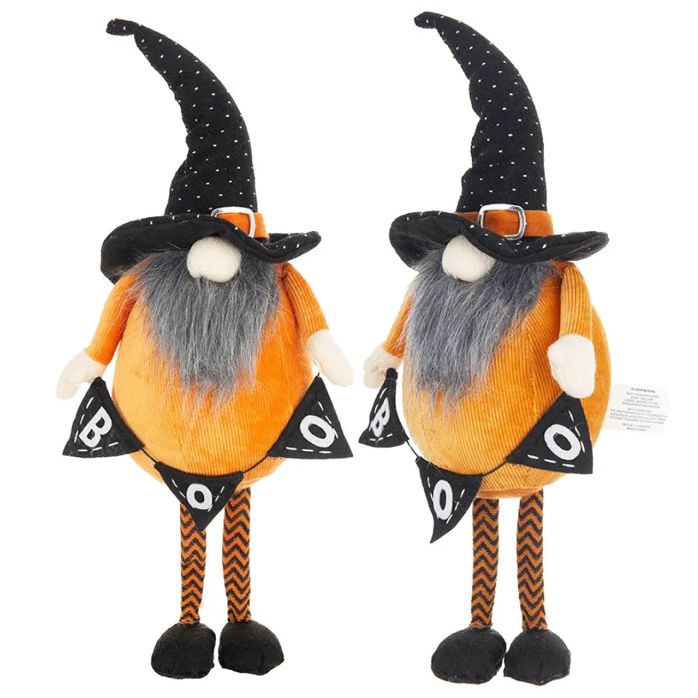 Decorative Outdoor Halloween Garden Gnome Statue Display