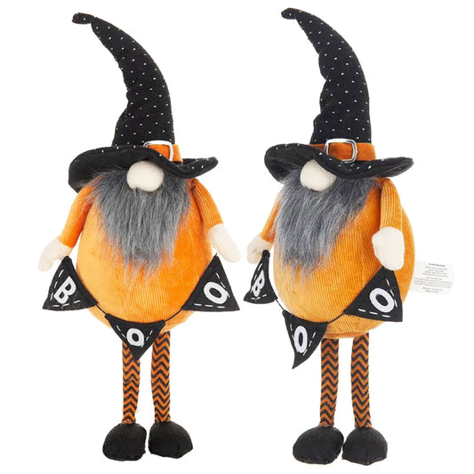 Decorative Outdoor Halloween Garden Gnome Statue Display