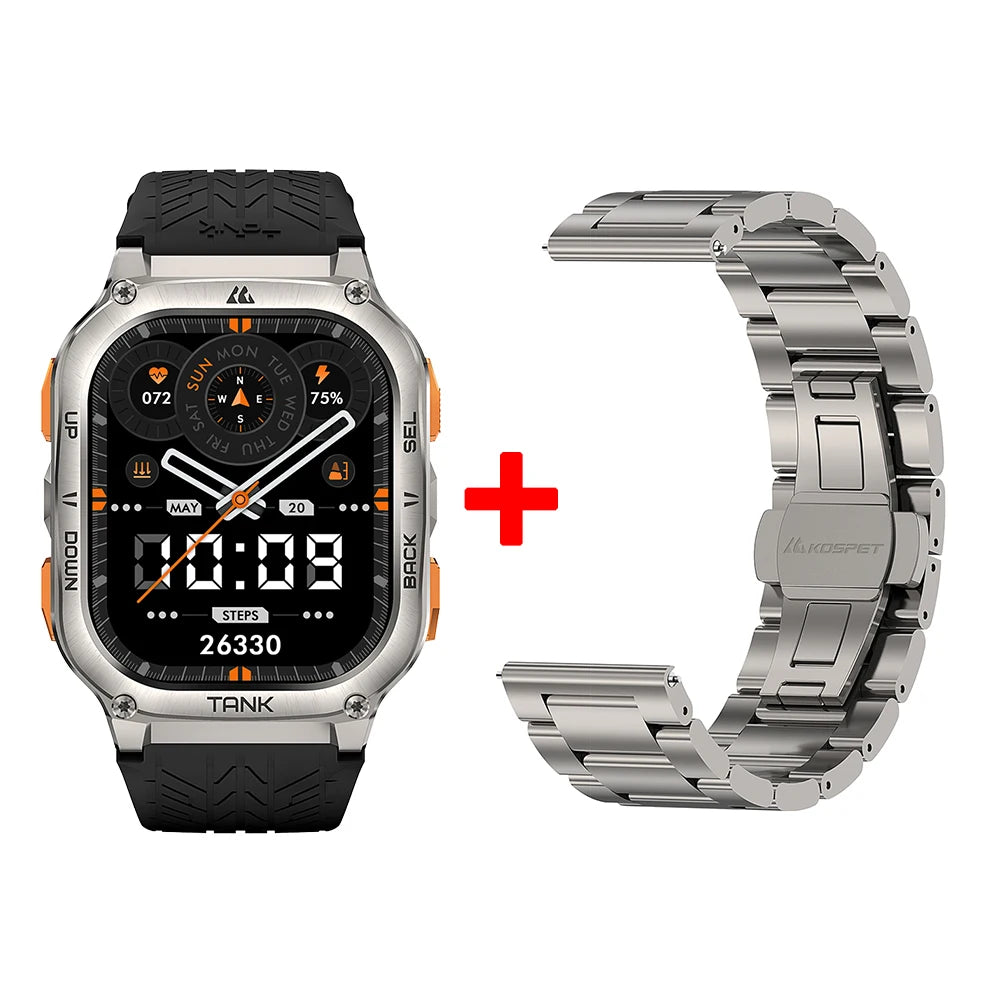 KOSPET Tank M3 Ultra GPS Smart Watch 5ATM Waterproof