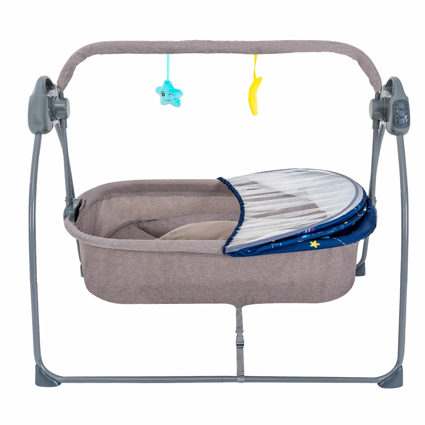 Bymaocar Baby Cradle Swing With Remote Control And Five Speeds