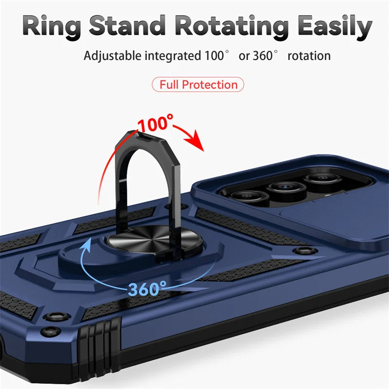 Galaxy A16 A26 A36 5G Case With Slide Lens Protector