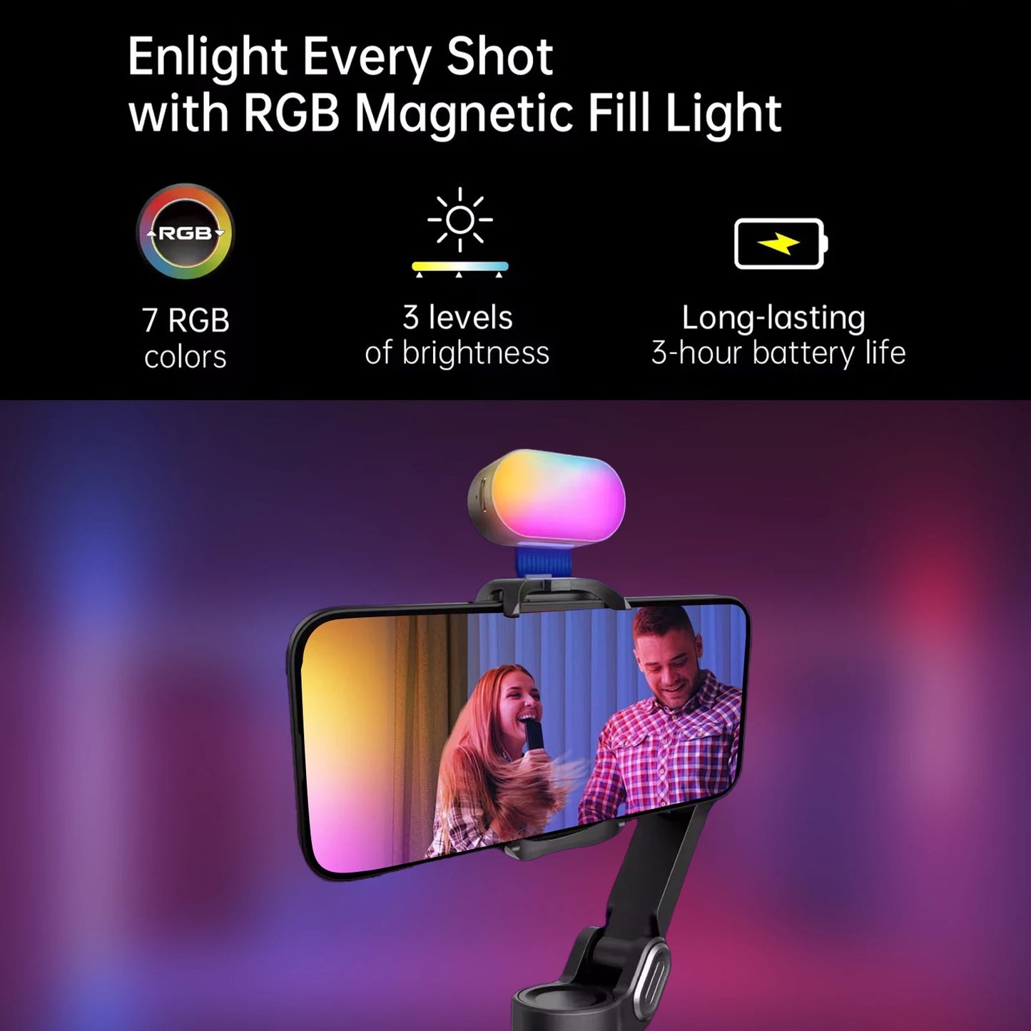 AOCHUAN Smart XE Gimbal Stabilizer for Smartphone Android 3 Axis