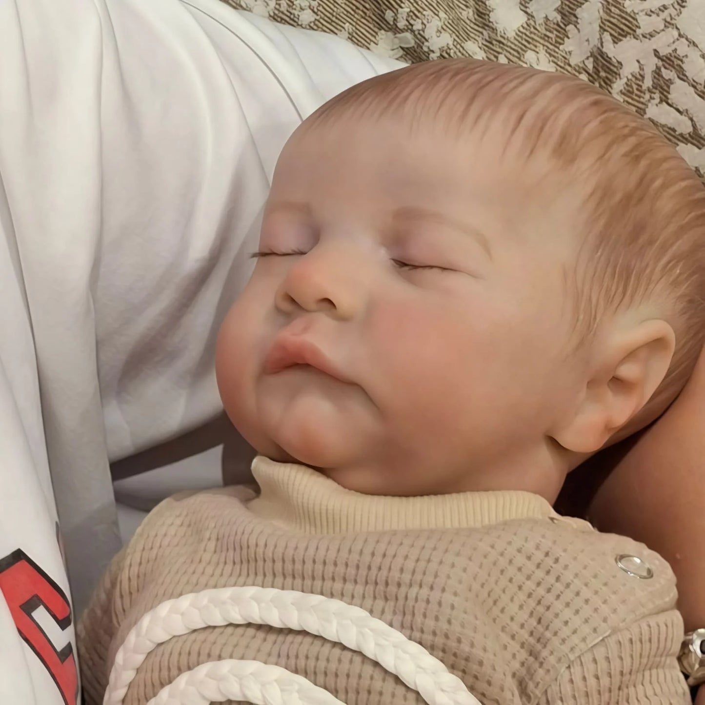 Lifelike Reborn Doll Hand Painted Vinyl Baby Doll With Veins