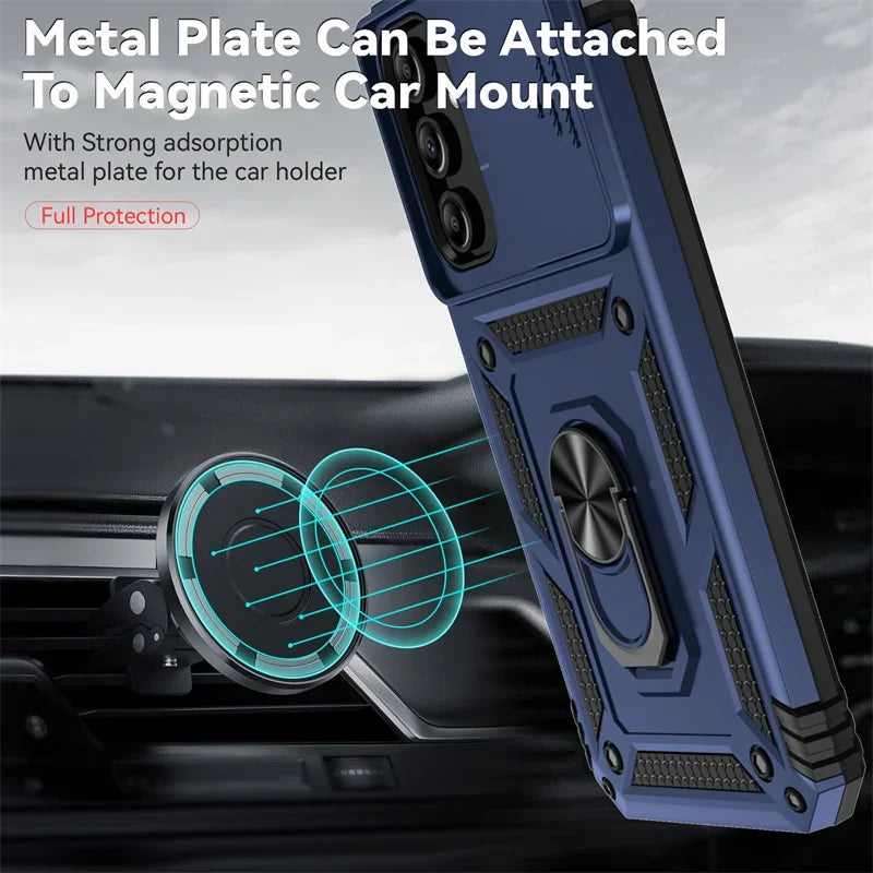 Galaxy A16 A26 A36 5G Case With Slide Lens Protector