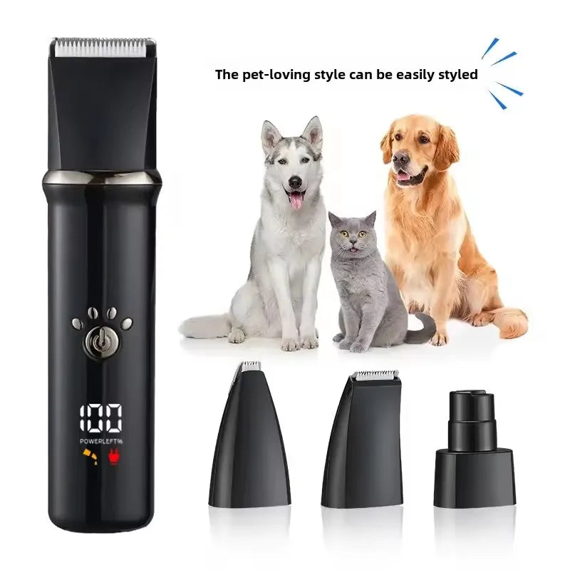 Four In One Pet Grooming And Care Set Blades Included