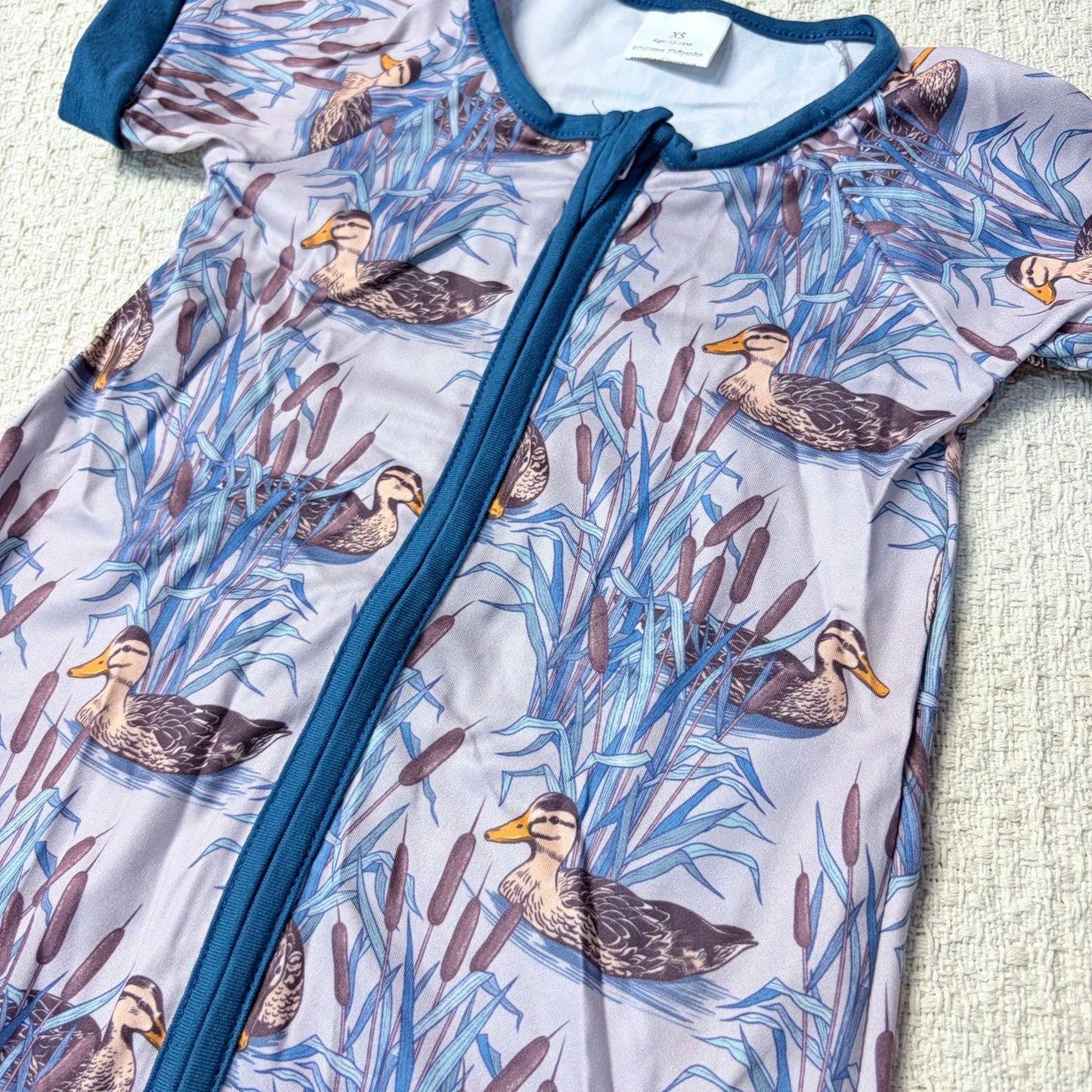 Baby Boy Summer Romper Cotton Polyester Duck Design Toddler Outfit