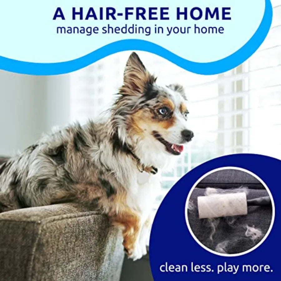 Deshedding Double-Sided Dog And Cat Brush Stainless Steel Silicone Grooming Tool