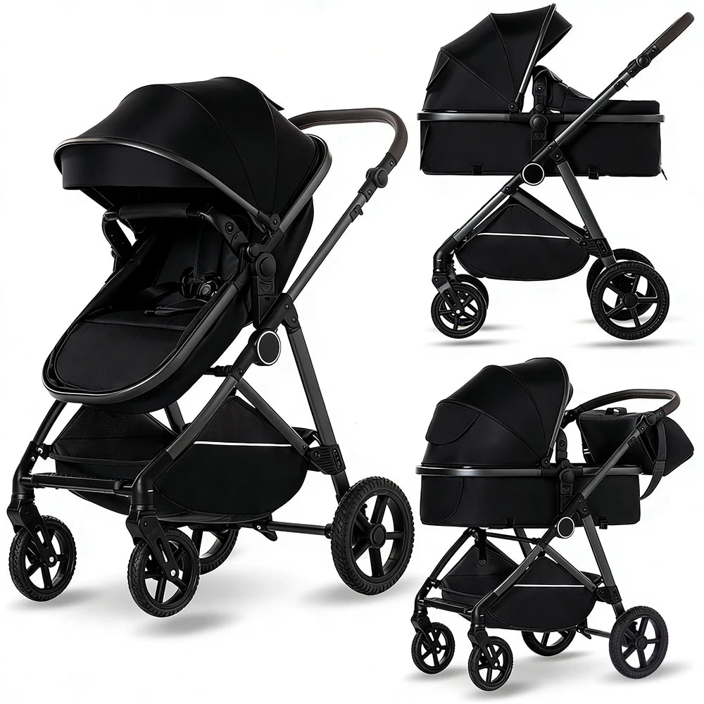 B.childhood 2 In 1 Baby Stroller Pram Foldable Adjustable Canopy