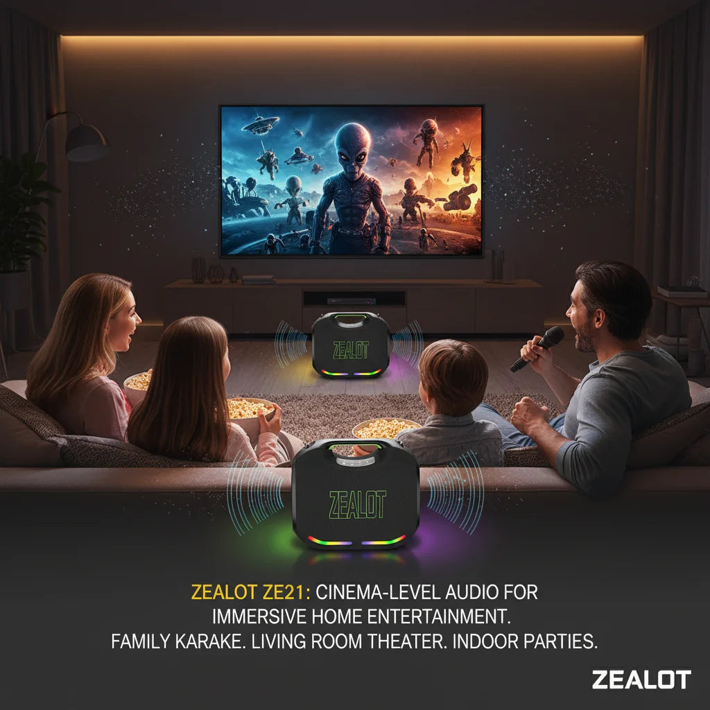 ZEALOT ZE21 250W Wireless Speaker TWS Subwoofer Waterproof Bluetooth