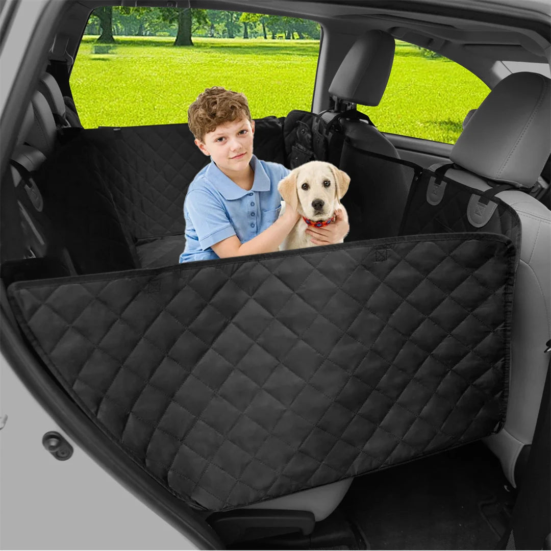BINGOPAW Waterproof Dog Car Seat Cover Hammock for Backseat Travel Scratch Proof