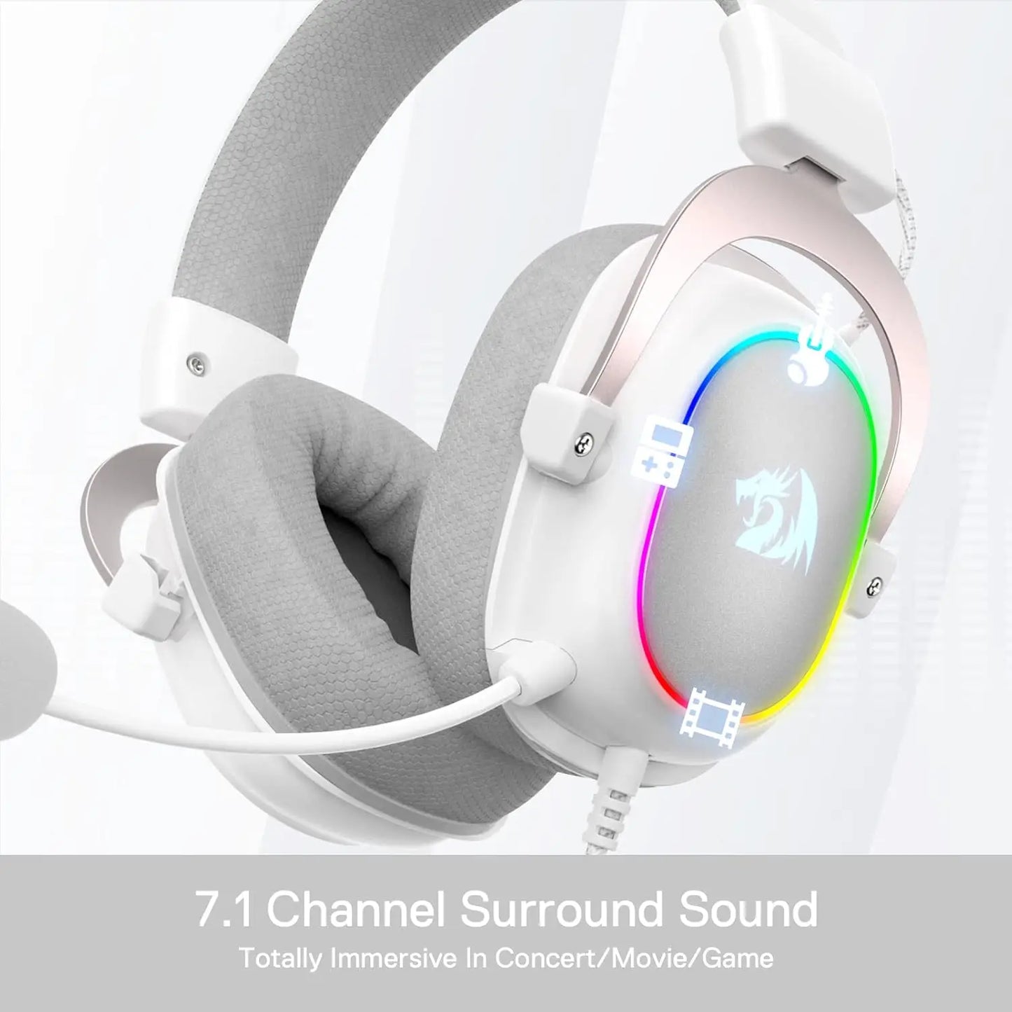 Redragon H510 Zeus X RGB Wired Gaming Headset 7.1 Surround Sound