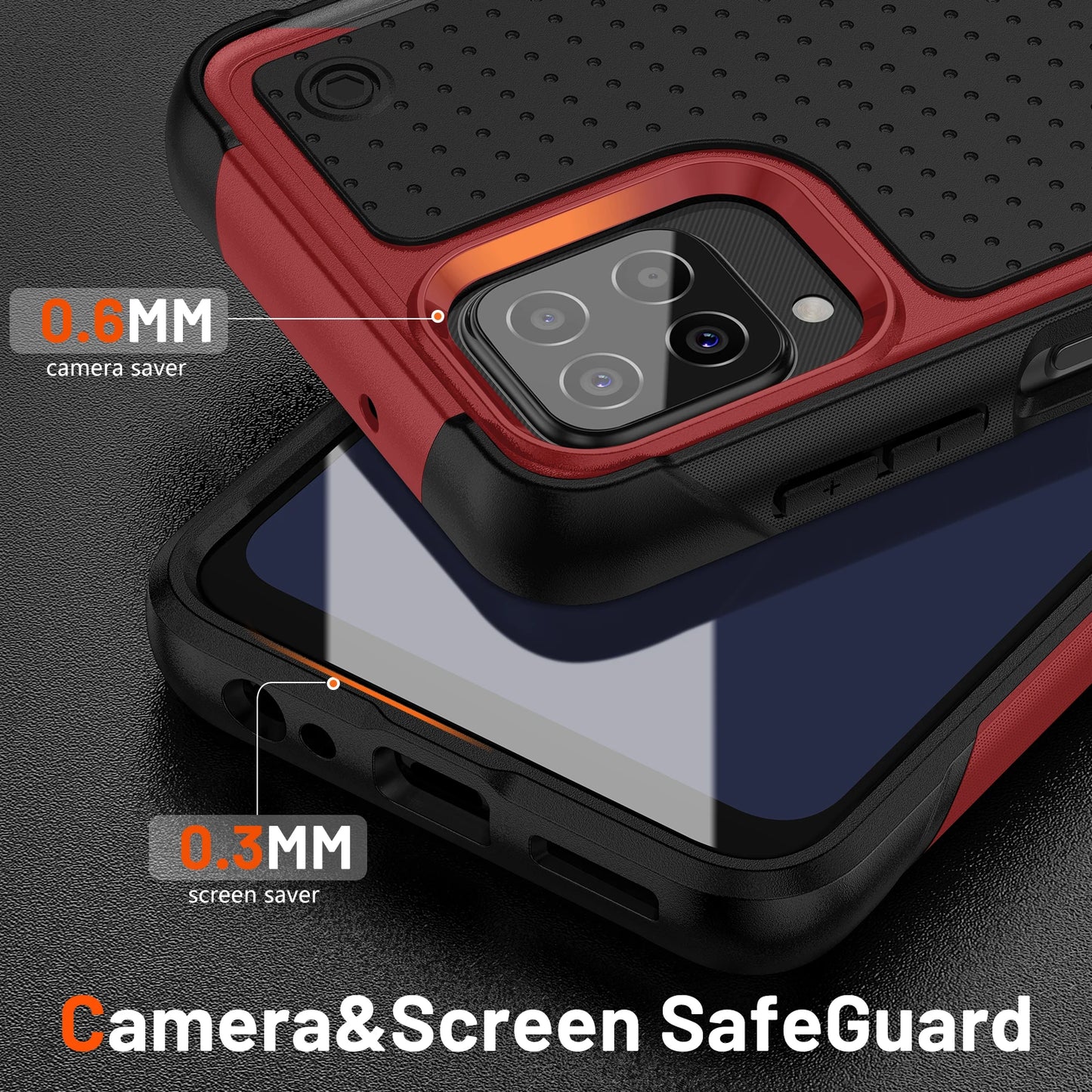 Samsung Galaxy Shockproof Armor Case Dual Layer Military Grade Protection