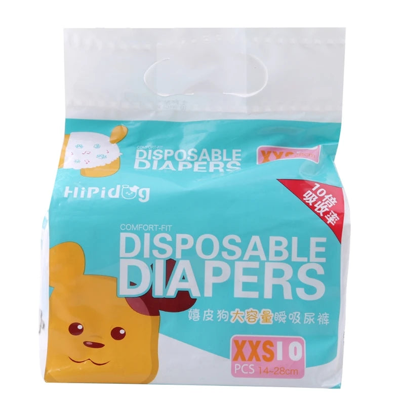 Dog Diapers Super Absorption Disposable Nappies Nonwoven Polyester Pants