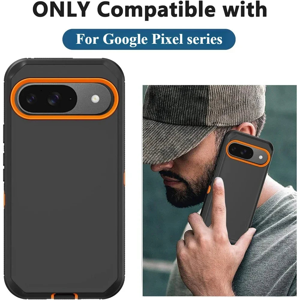 Pixel Heavy Duty Military Grade Rugged Case Shockproof Cover