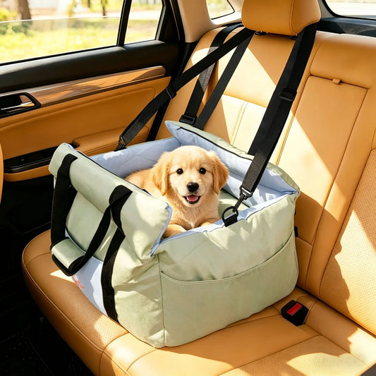 Borwart Portable Dog Car Seat Pet Booster Travel Carrier