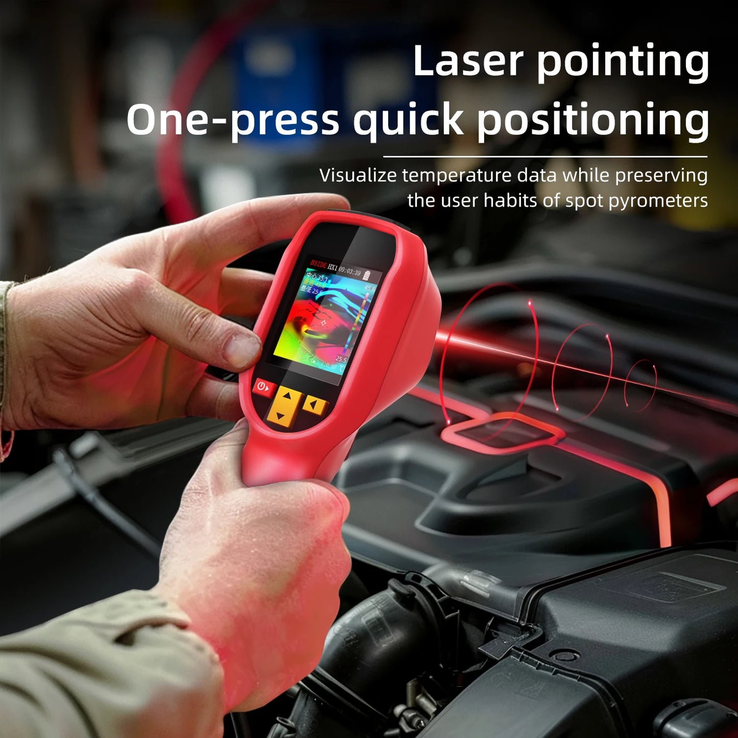 BSIDE HX1 Handheld Thermal Imager 240 By 240 Resolution PC Analysis Software