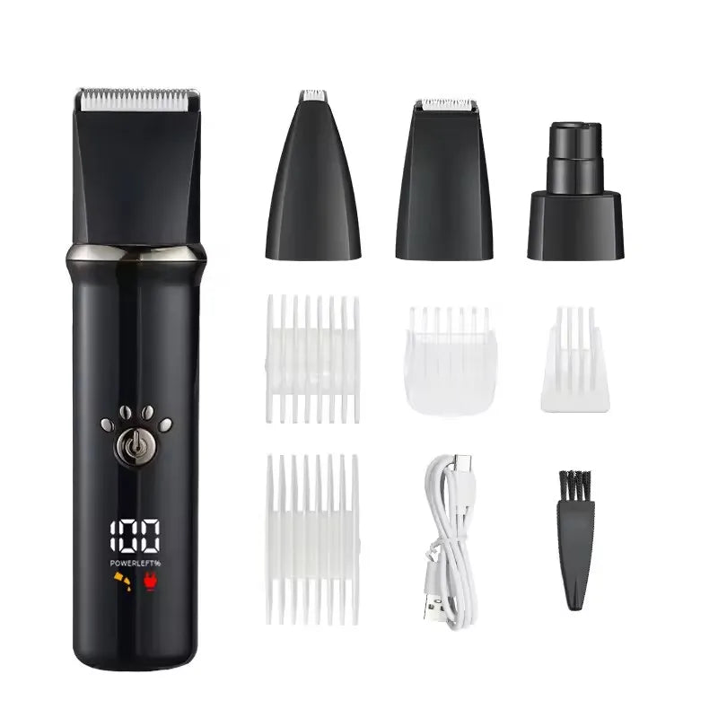 Four In One Pet Grooming And Care Set Blades Included