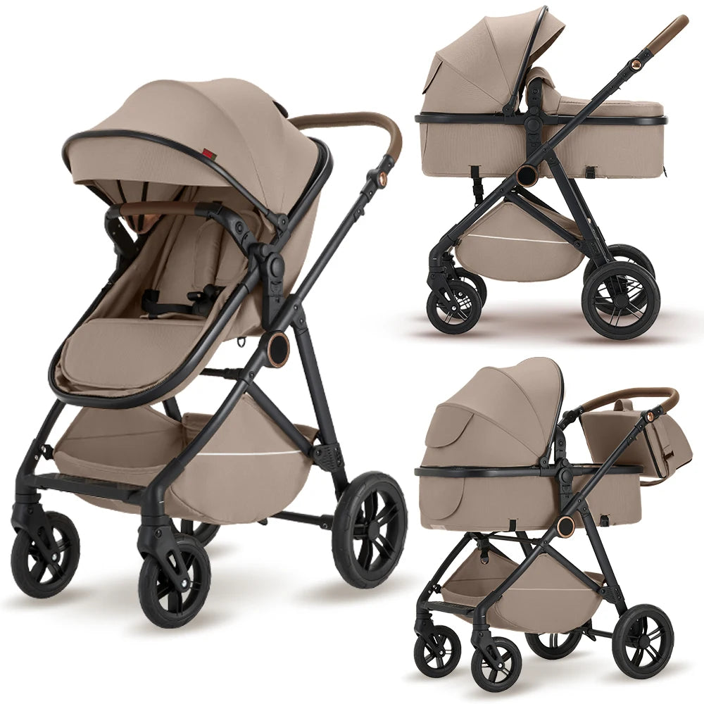 B.childhood 2 In 1 Baby Stroller Pram Foldable Adjustable Canopy